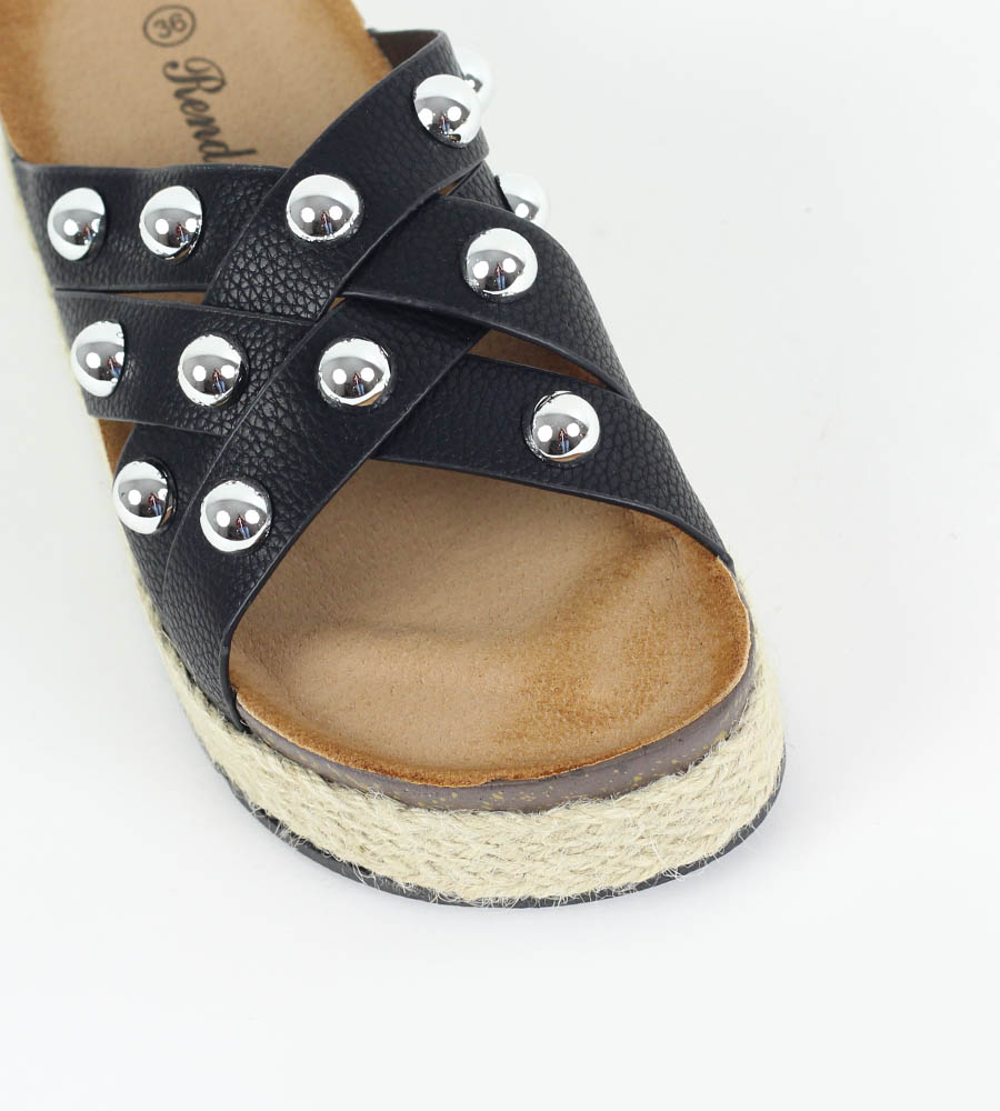 Flatforms χιαστί με τρουκς 35131