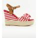 Womens platforms stripes 66316: img 1