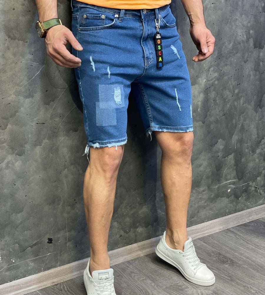 Mens jean shorts TR720OSC