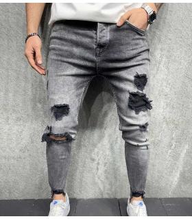 Skinny jean pant slash B8157