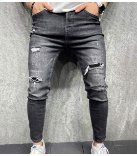 Skinny jean pant slash B8165