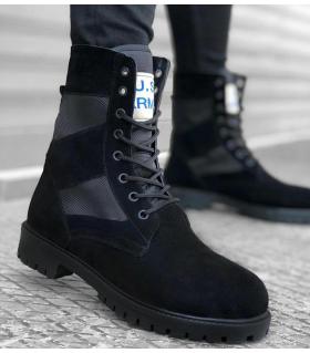 Μποτάκια ανδρικά με κορδόνια BA087