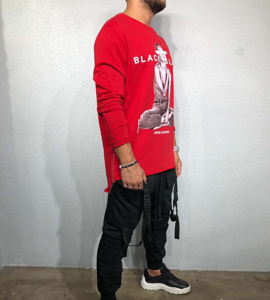 Men's sweatshirt -open casting- BL32080