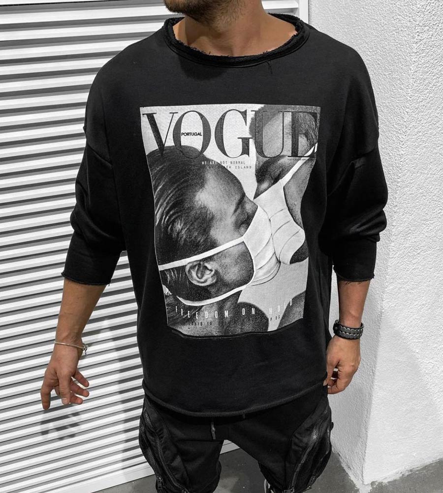 Men's oversized sweatshirt -VOGUE- BL41312
