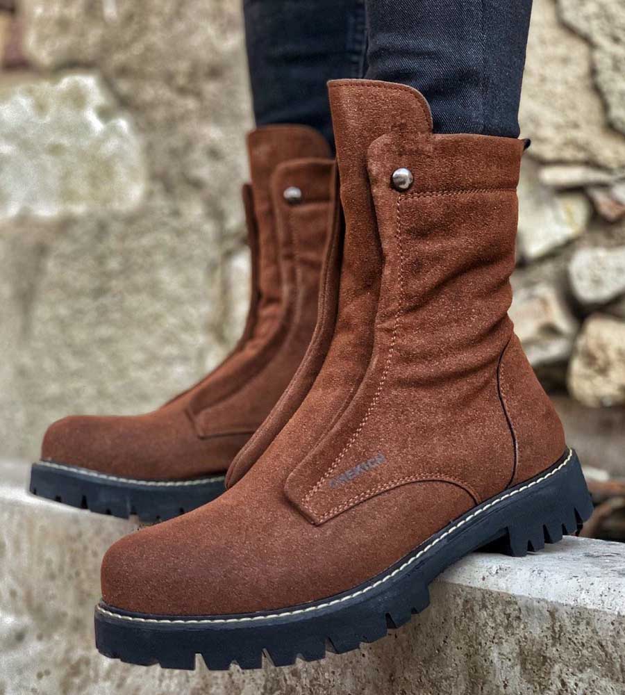 Μποτάκια ανδρικά suede C027S