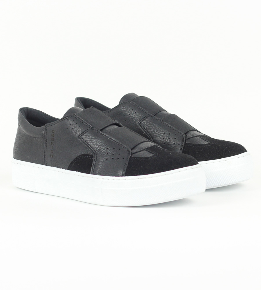 Men's sneakers with elastic bands C033