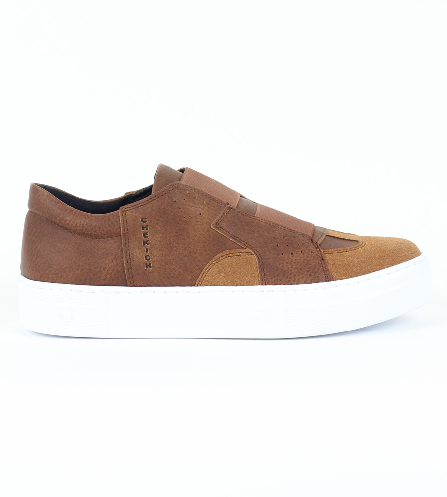 Men's sneakers with elastic bands C033