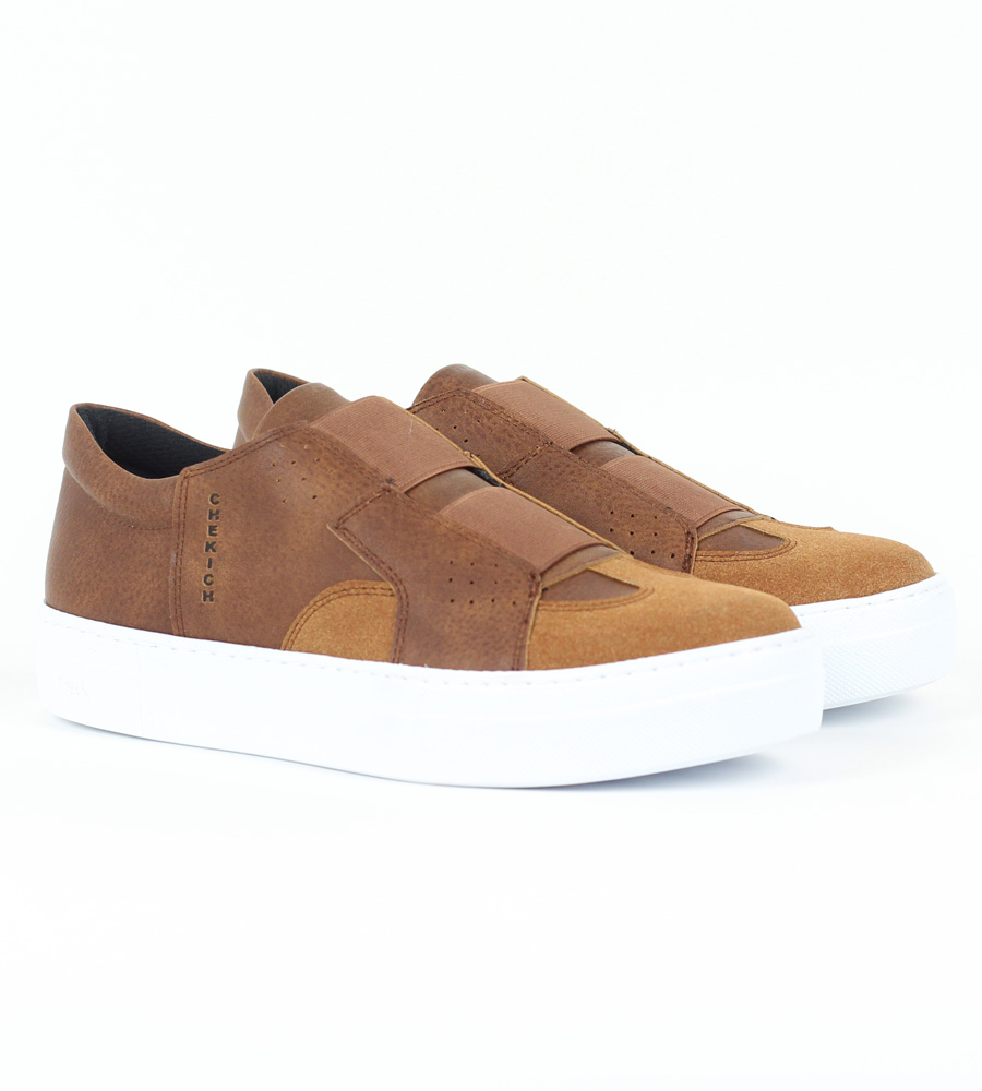 Men's sneakers with elastic bands C033