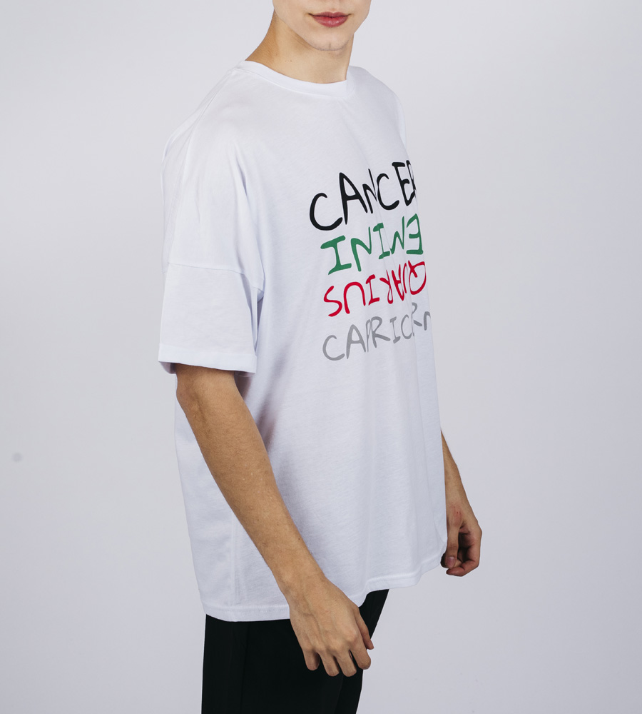 Oversized T-shirt ανδρικό -Zodiac- E5066
