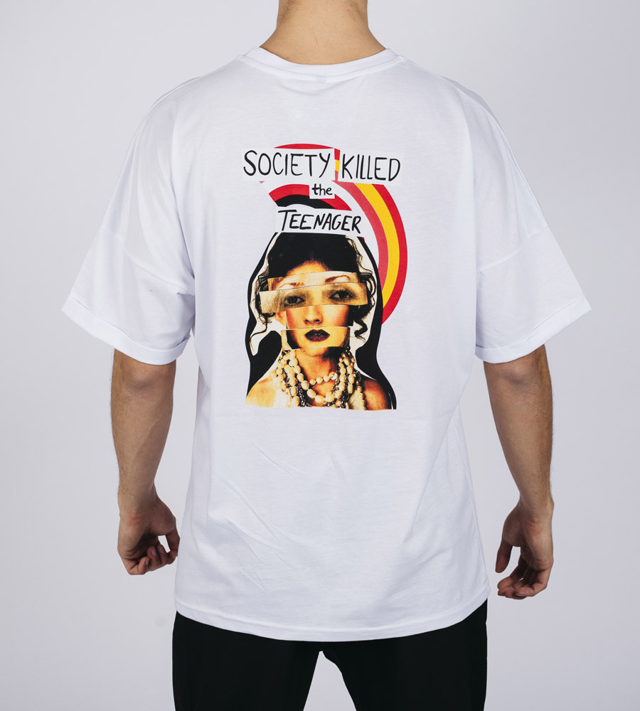 Oversized T-shirt ανδρικό -Zodiac- E5066
