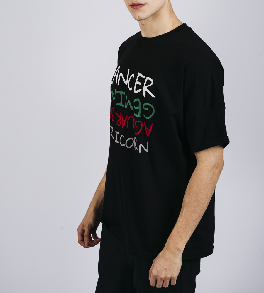 Oversized T-shirt ανδρικό -Zodiac- E5066