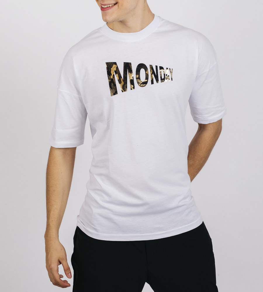 Oversized T-shirt ανδρικό -Monday- E5178