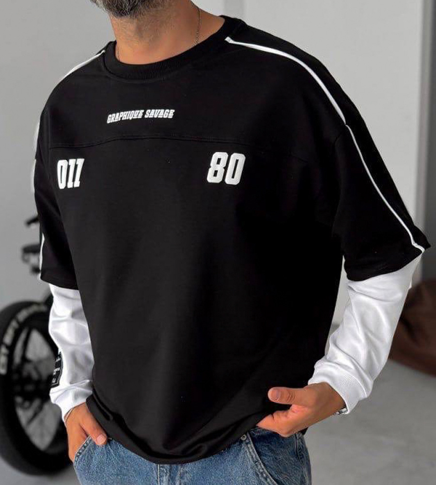 Sweatshirt -GRAPHIQUE SAVAGE- TR26106JA