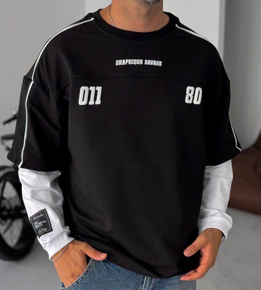 Sweatshirt -GRAPHIQUE SAVAGE- TR26106JA