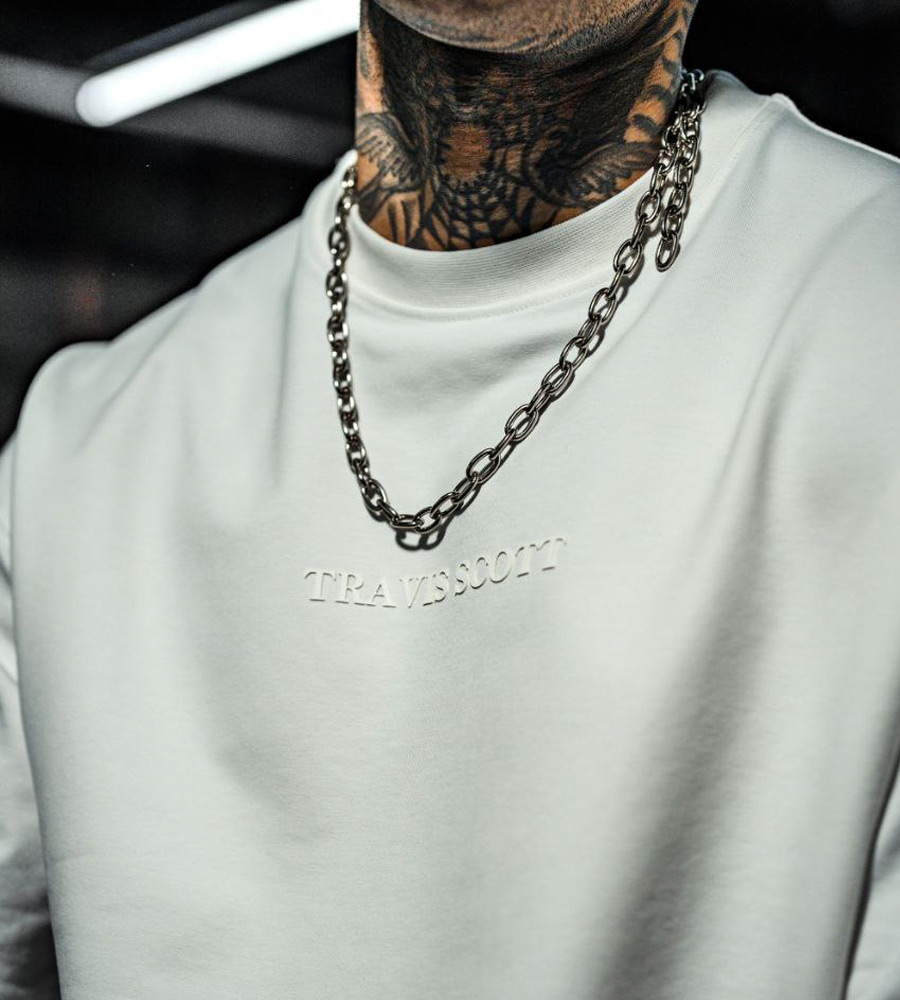 Oversized t-shirt -SCOTT- TR032ES