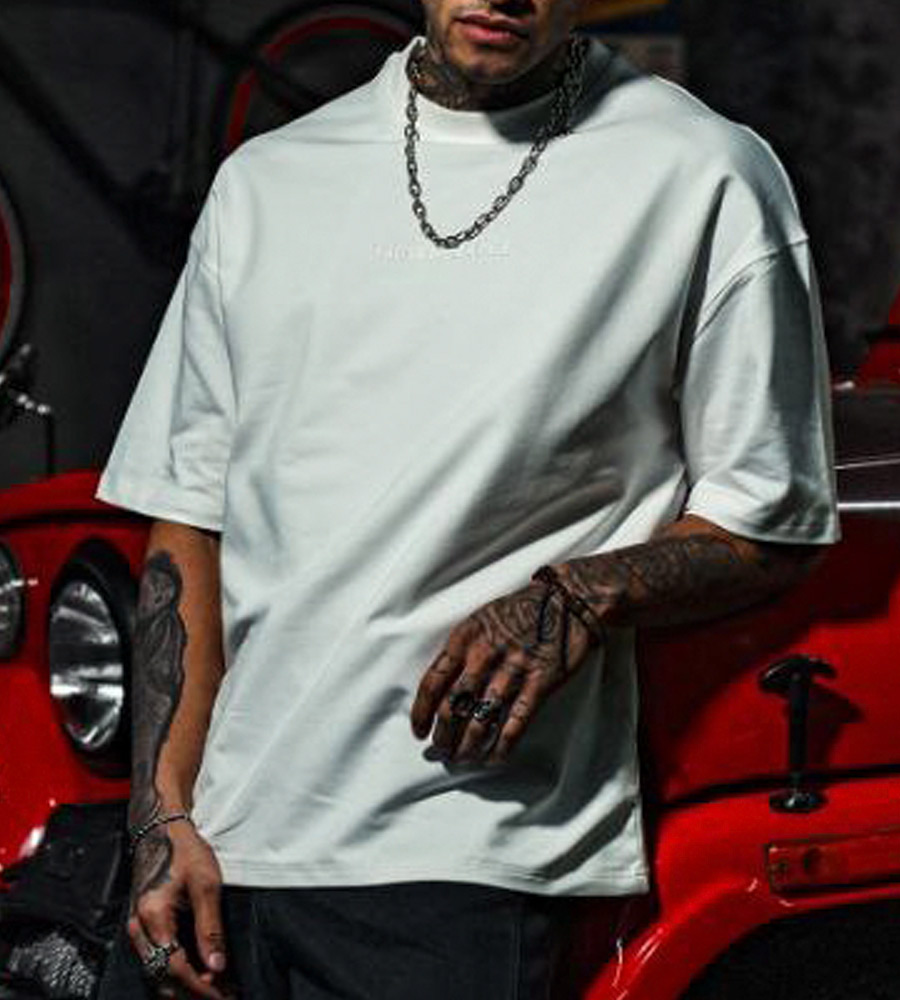 Oversized t-shirt -SCOTT- TR032ES
