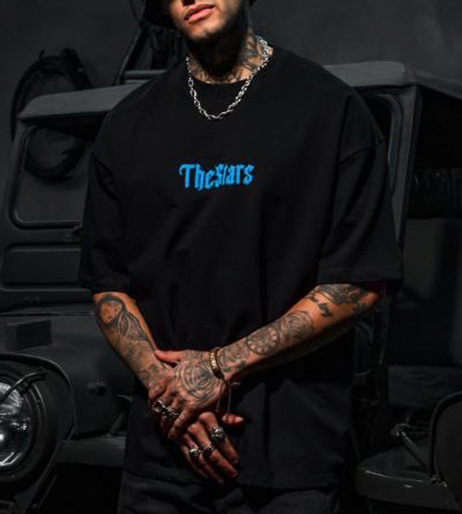 Oversized t-shirt -THE STARS- TR050ES