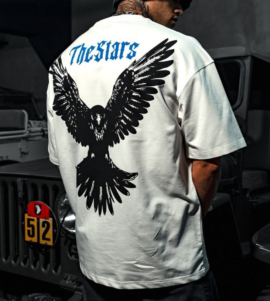 Oversized t-shirt -THE STARS- TR050ES