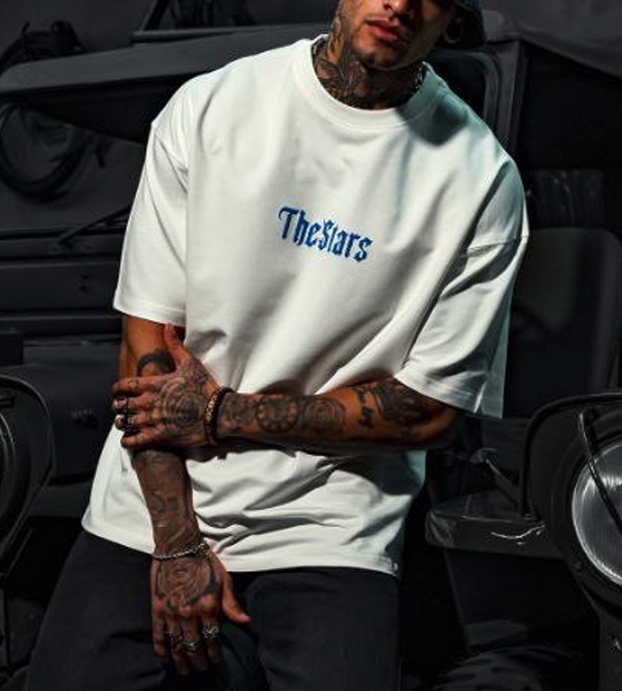 Oversized t-shirt -THE STARS- TR050ES