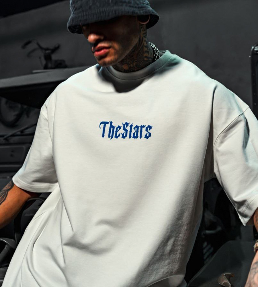 Oversized t-shirt -THE STARS- TR050ES