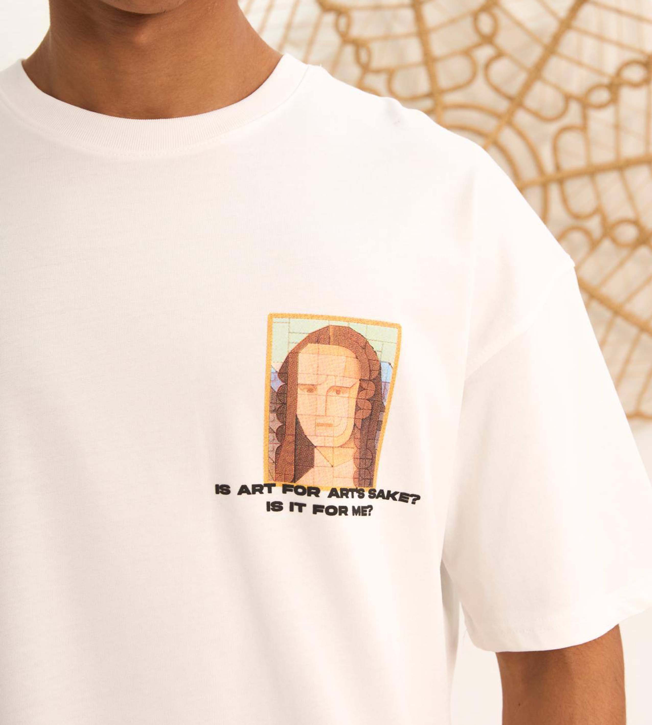 Oversized t-shirt -MONA LISA- TR069EK