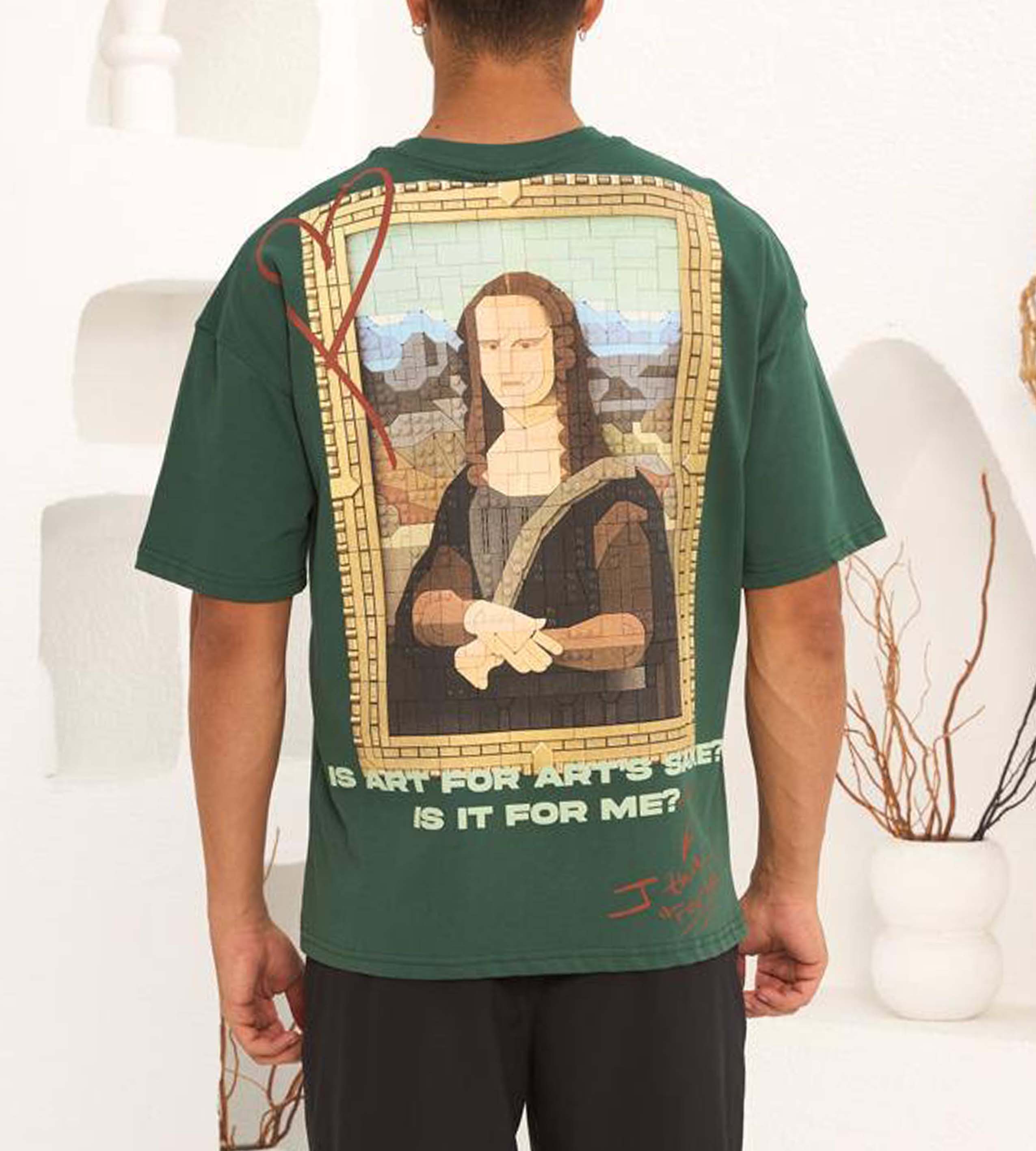 Oversized t-shirt -MONA LISA- TR069EK