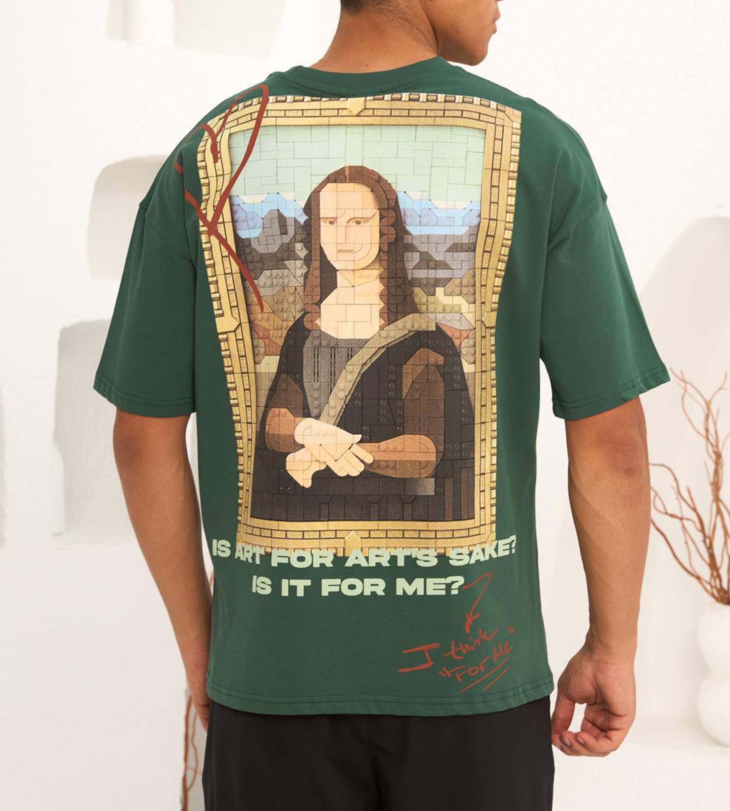 Oversized t-shirt -MONA LISA- TR069EK