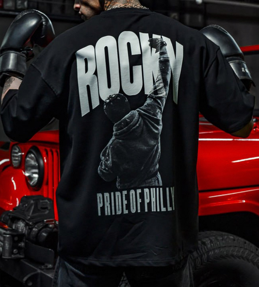 Oversized t-shirt -ROCKY- TR070ES