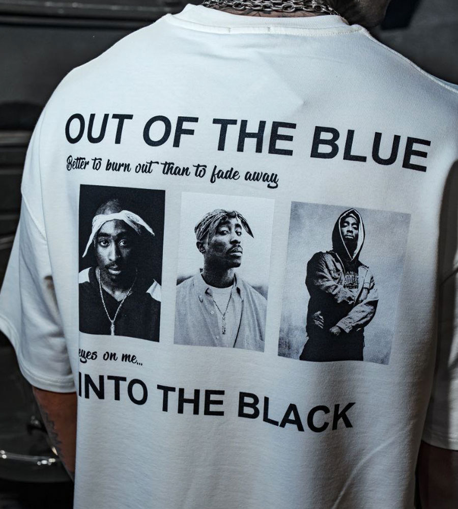 Oversized t-shirt -ALL EYES ON ME- TR071ES