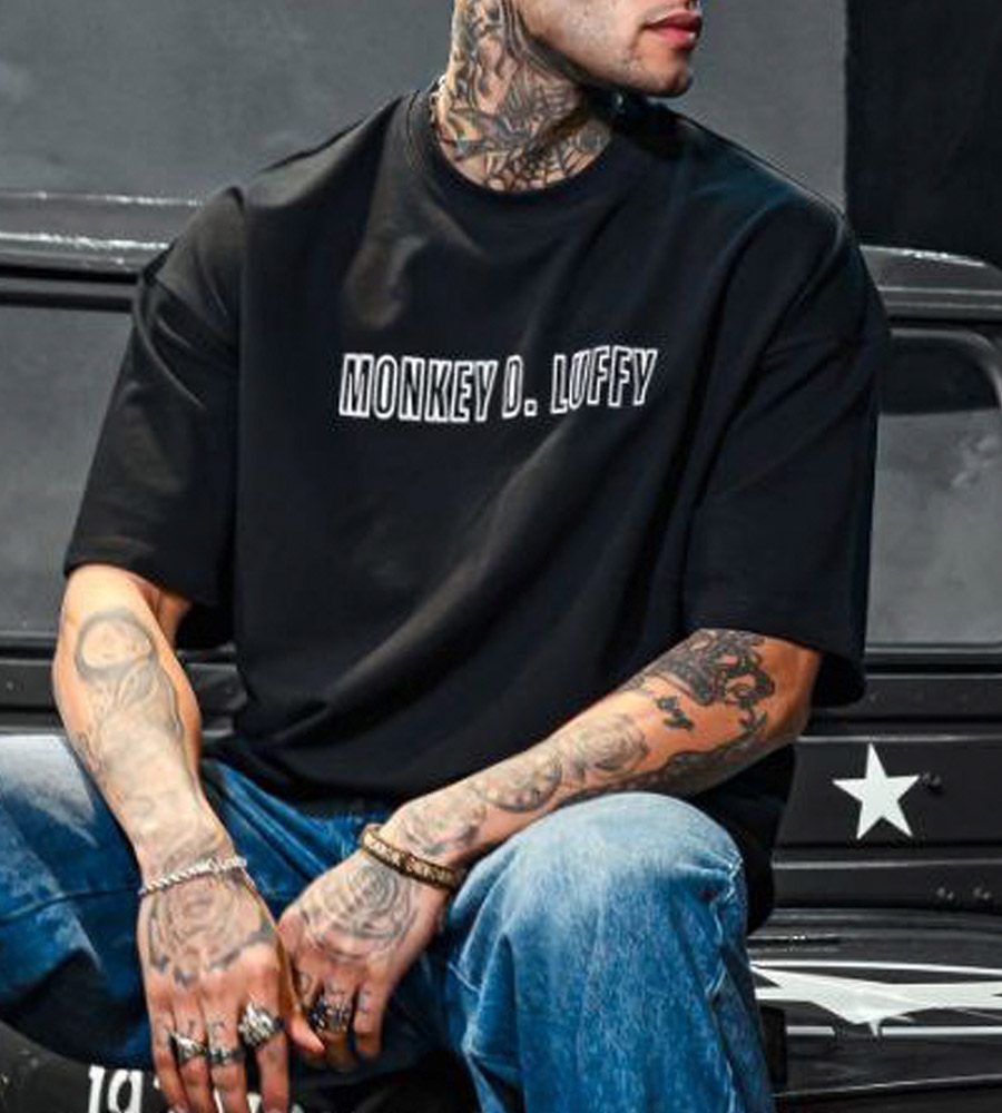 Oversized t-shirt -MONKEY- TR082ES