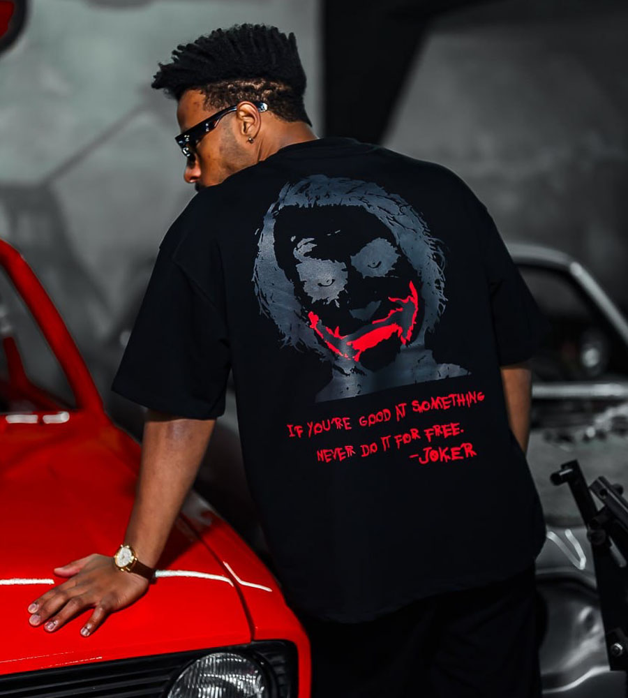 Oversized t-shirt -JOKER- TR092ES