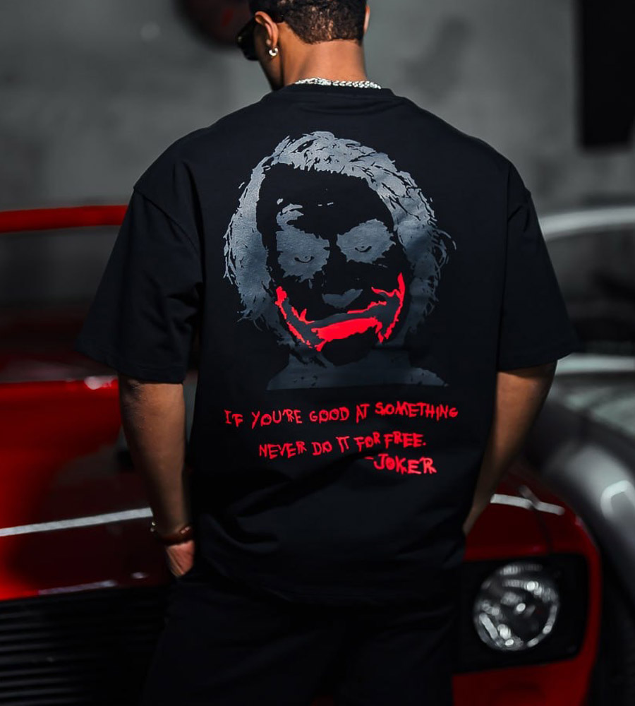 Oversized t-shirt -JOKER- TR092ES