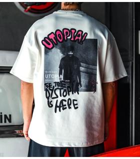Oversized t-shirt -UTOPIA- TR094ES