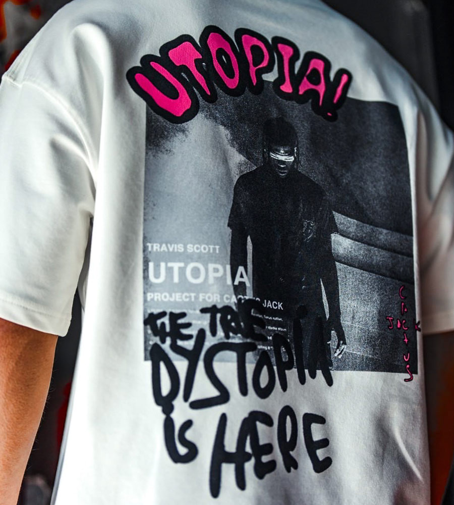 Oversized t-shirt -UTOPIA- TR094ES