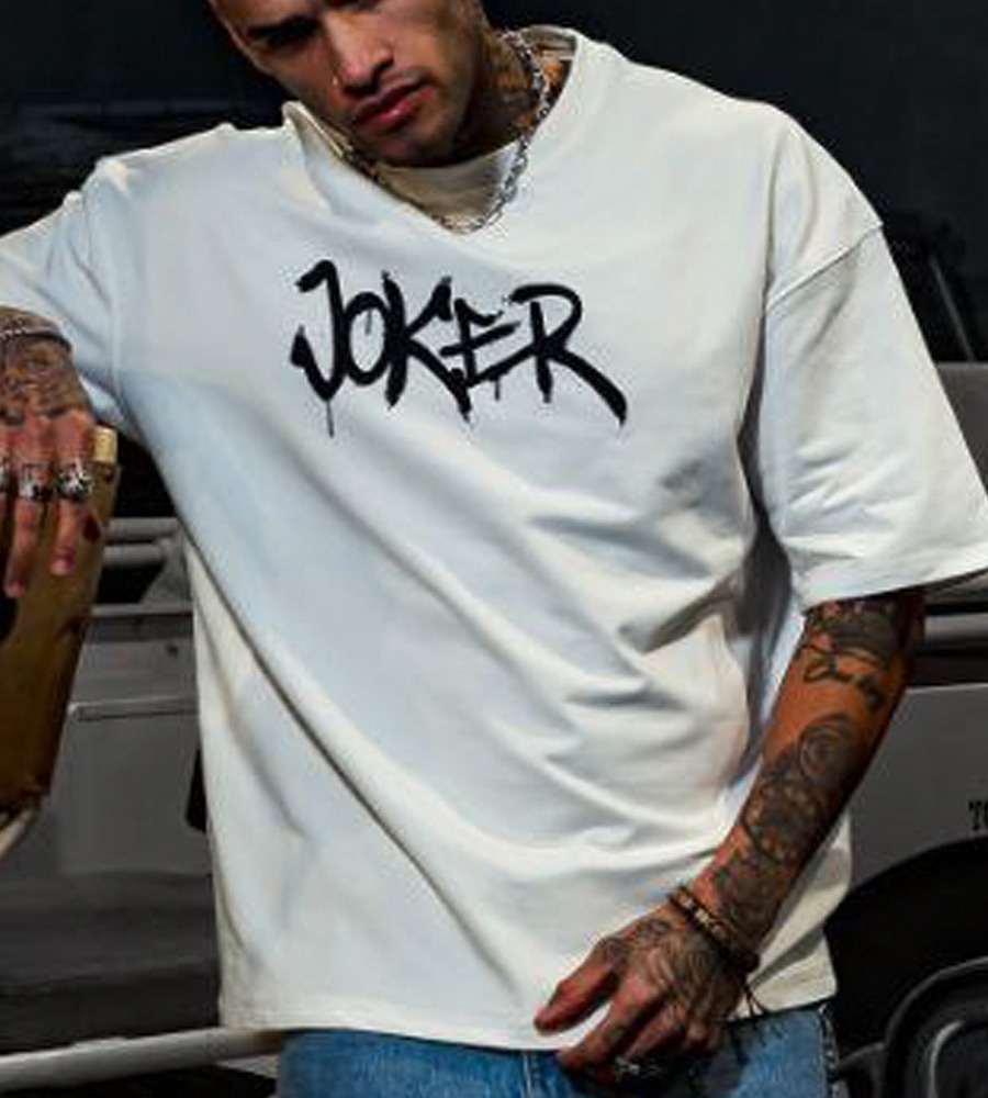 Oversized t-shirt -JOKER- TR130ES