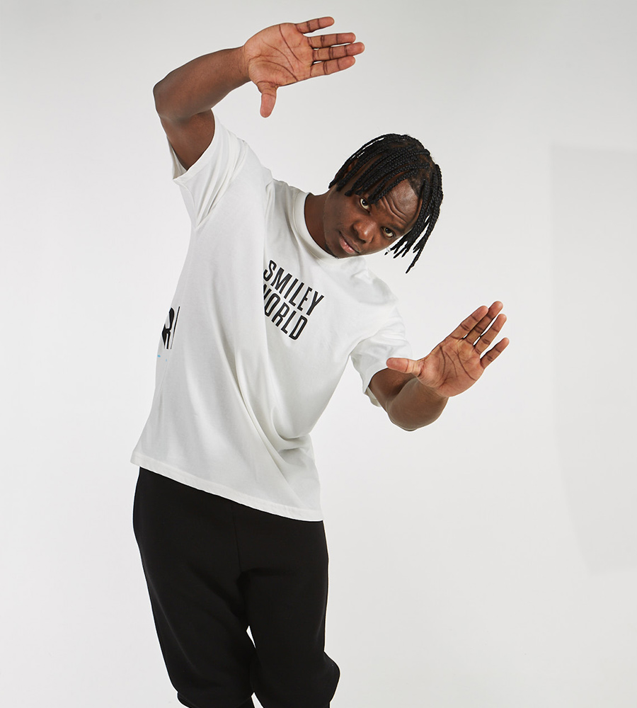 T-Shirt ανδρικό -SMILEY WORD- TR135JA