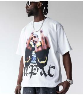 Oversized t-shirt -TUPAC- TR1734BL BLACK ISLAND