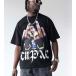 Oversized t-shirt -TUPAC- TR1734BL BLACK ISLAND: img 1