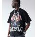 Oversized t-shirt -TUPAC- TR1734BL BLACK ISLAND: img 4