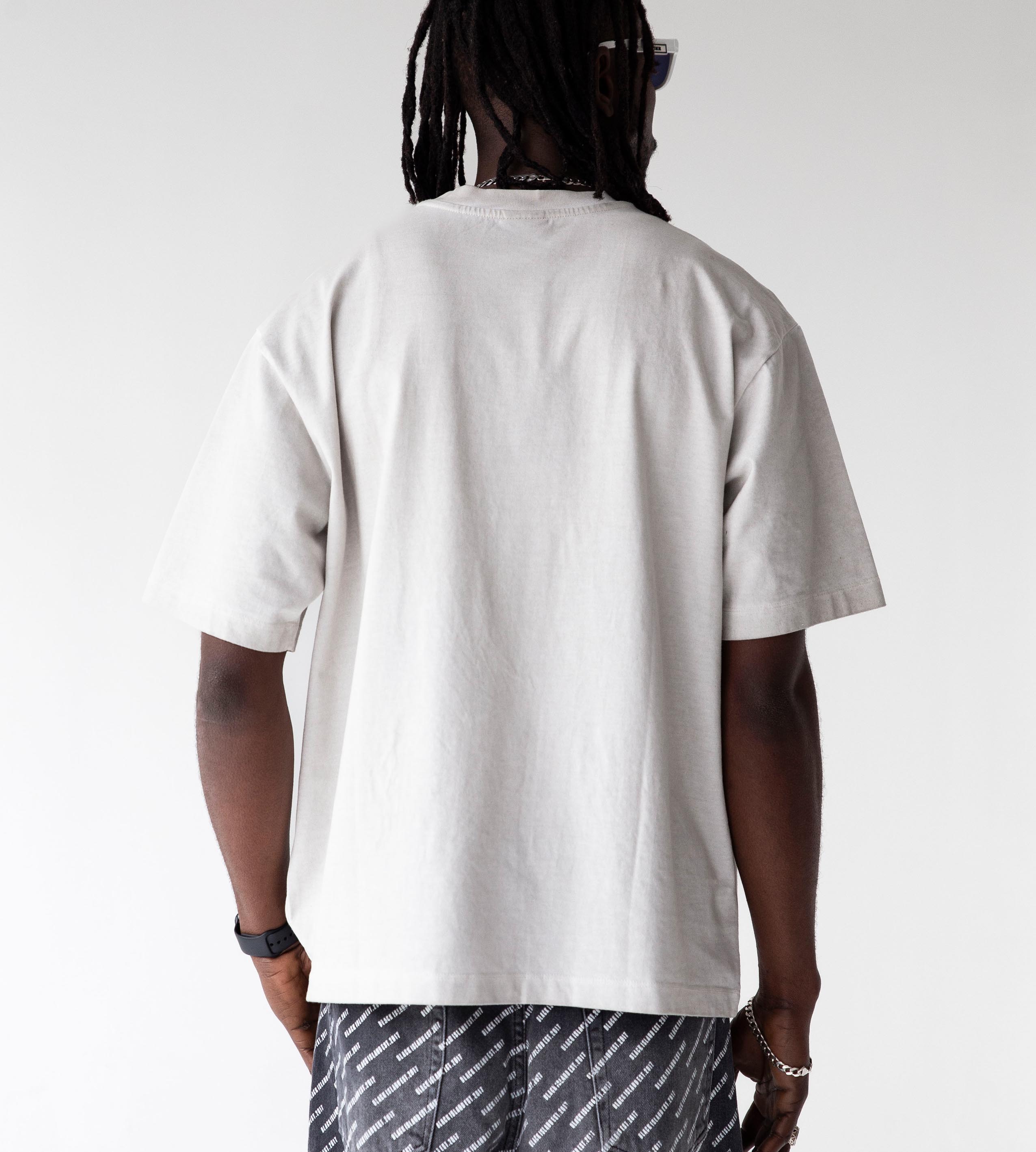 Oversized t-shirt -LOVE YOU- TR1736BL BLACK ISLAND