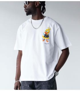 Oversized t-shirt -ANGEL- TR1755BL BLACK ISLAND