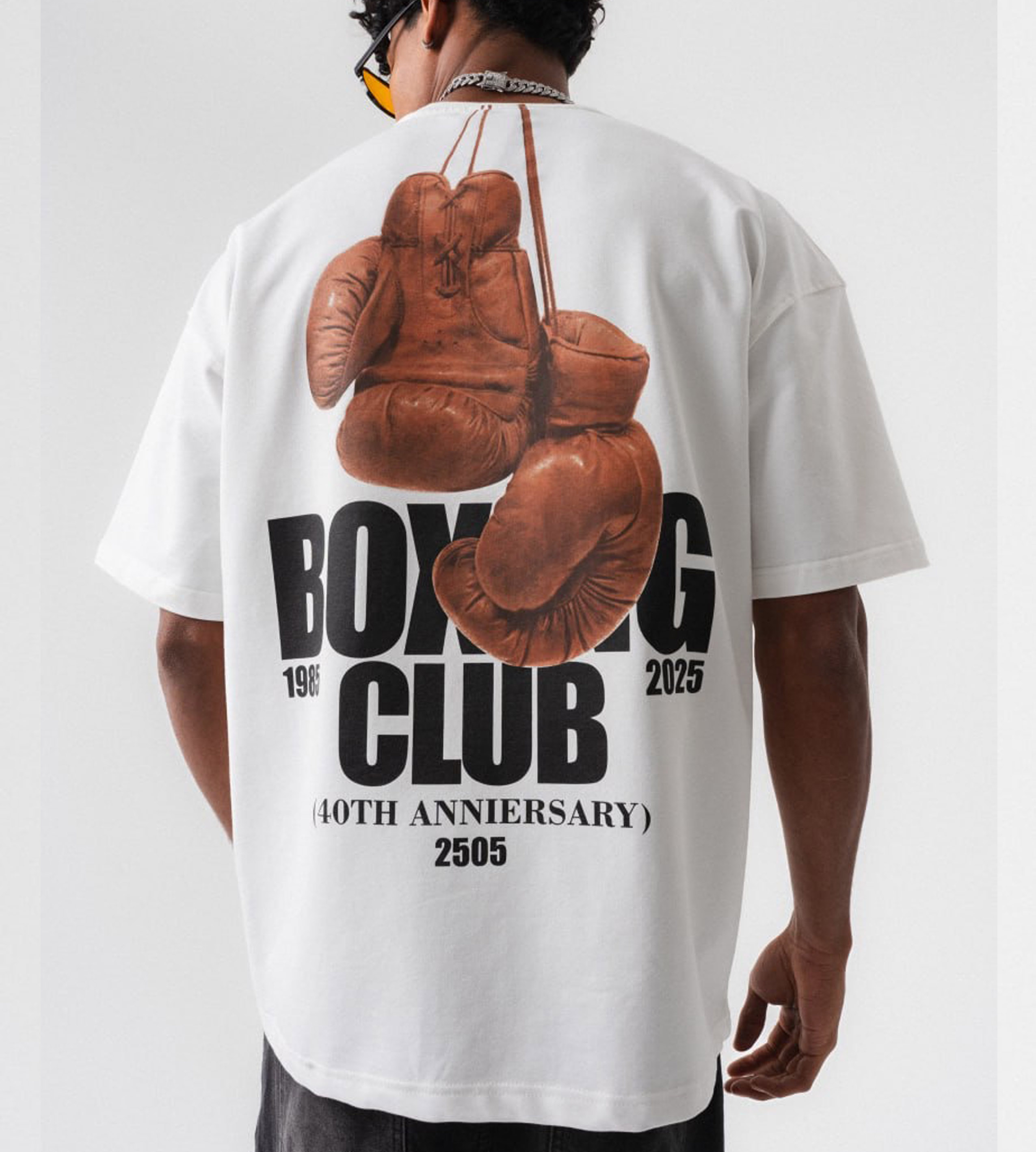 Oversized t-shirt -BOXING- TR177ES