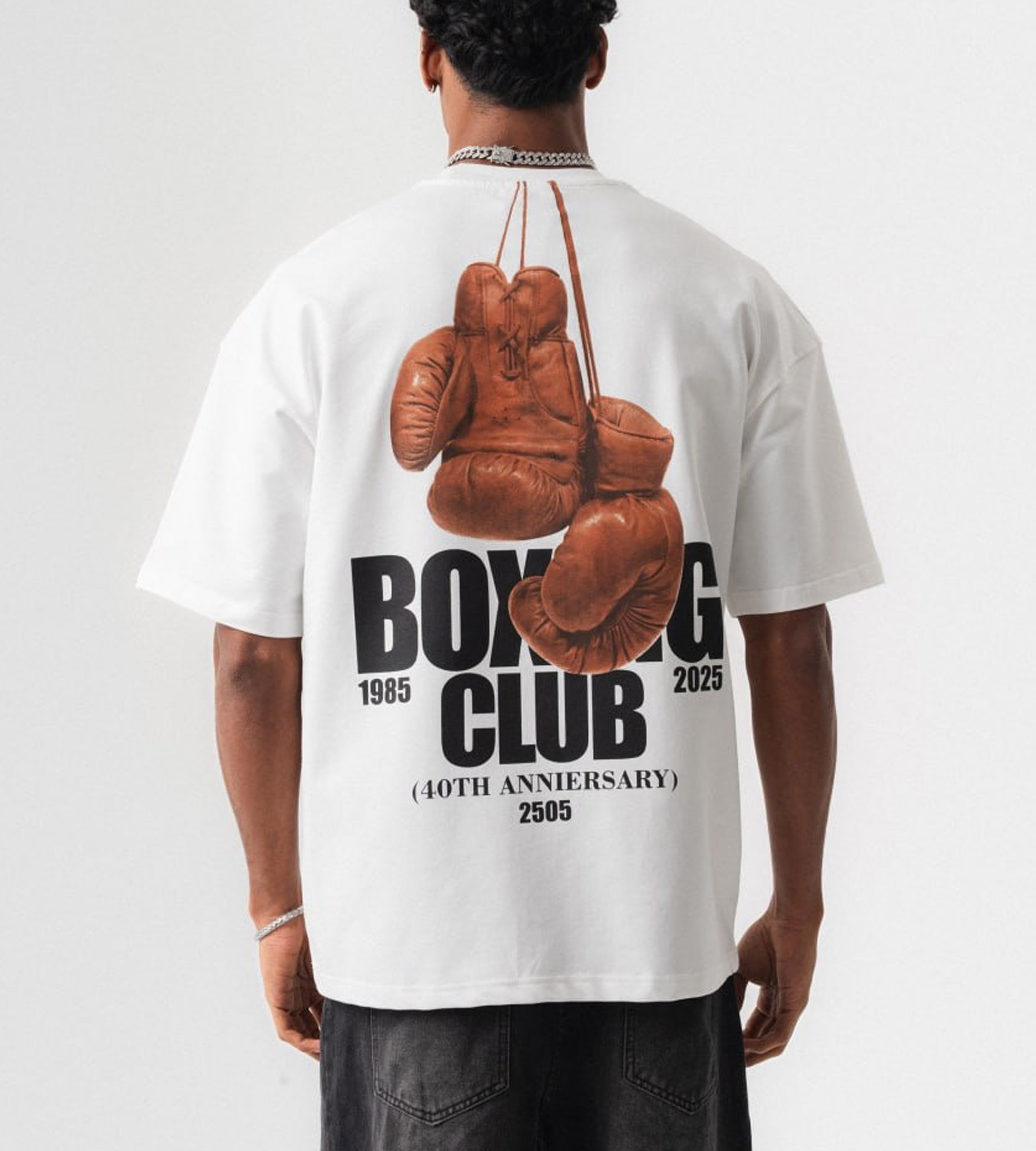 Oversized t-shirt -BOXING- TR177ES