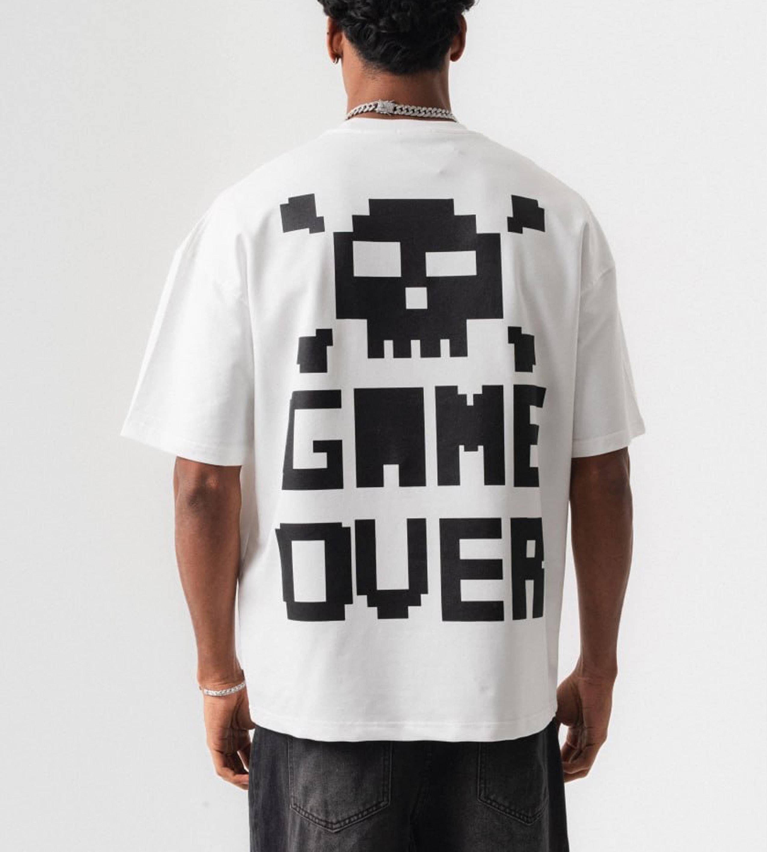 Oversized t-shirt -GAMEOVER- TR178ES