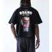 Oversized t-shirt -BOXING- TR1895BL BLACK ISLAND: img 4