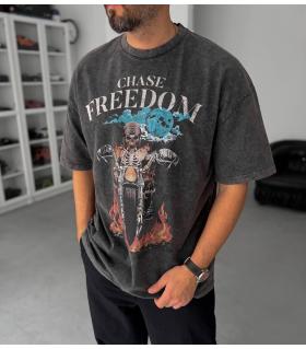 Oversized t-shirt -FREEDOM- TR190JA