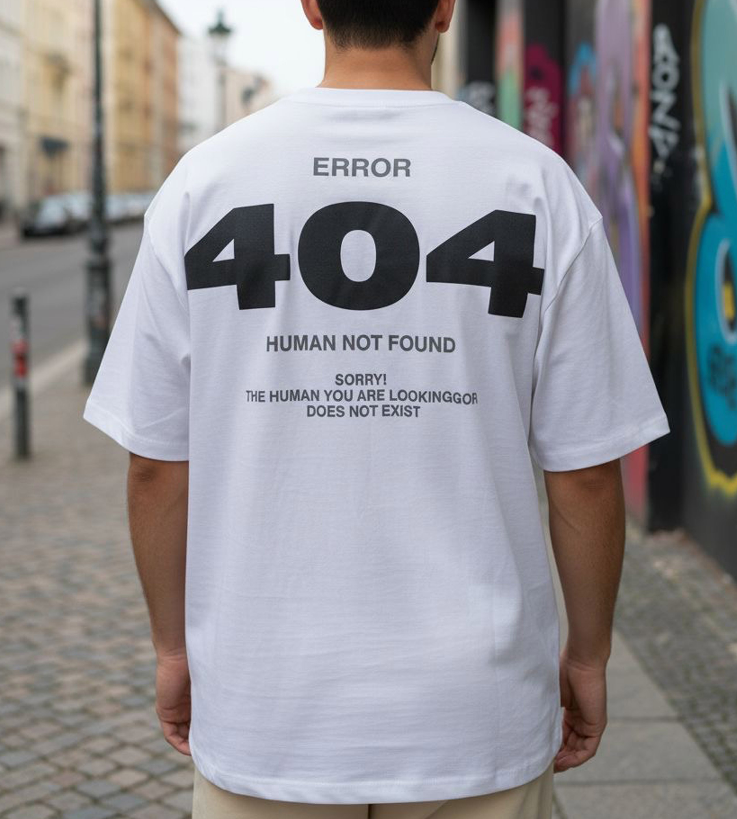 Oversized t-shirt -404- TR2280MF