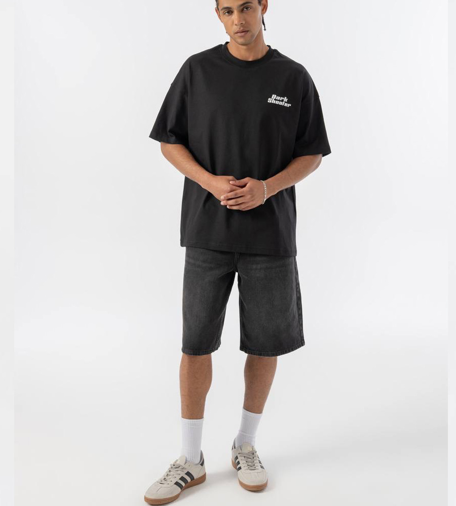 Oversized t-shirt -DARK SHOOTER- TR240JA