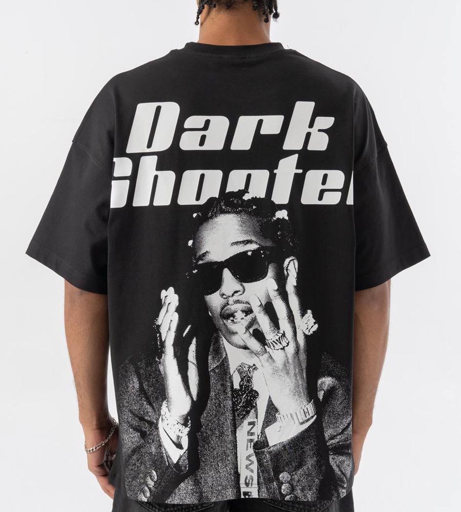 Oversized t-shirt -DARK SHOOTER- TR240JA