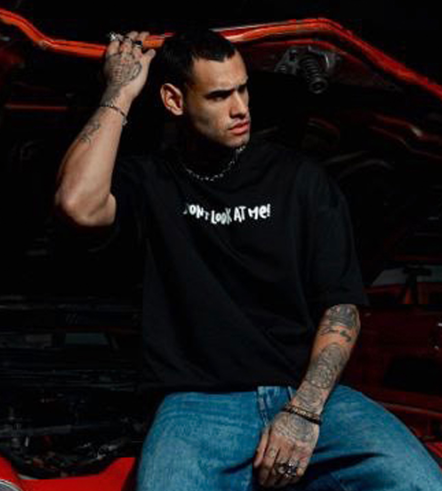 Oversized t-shirt -LOOK- TR27ES